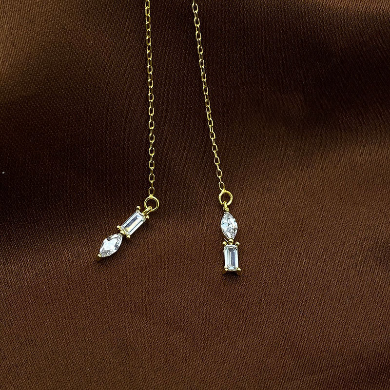 DoubleShape Dangle Earrings