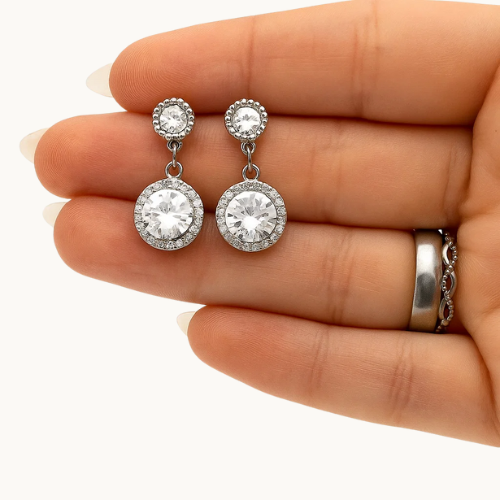 Brincos Crystal Shine