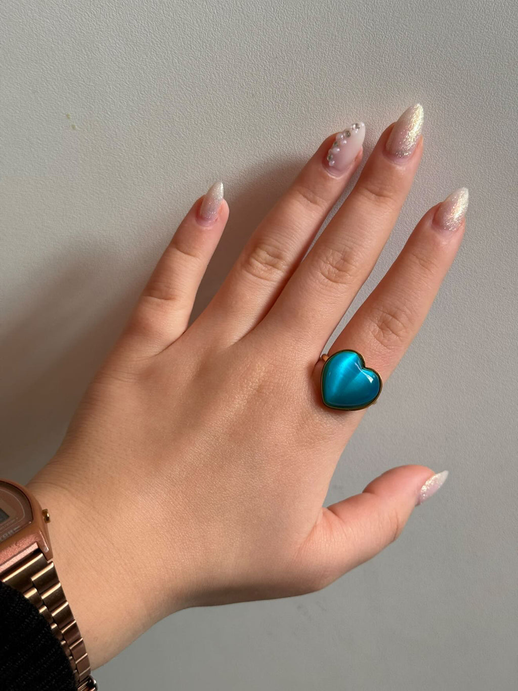 Ocean Heart Ring
