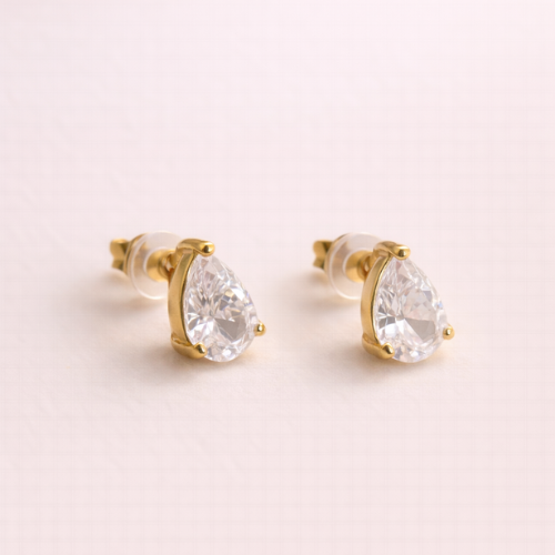 Brincos Crystal Drop