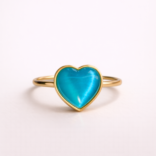 Anel Ocean Heart