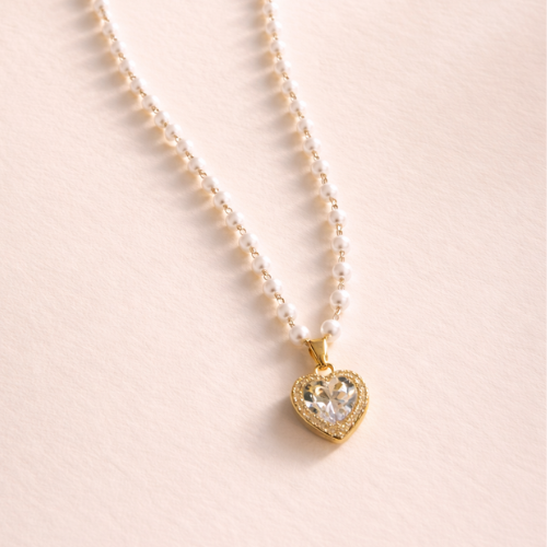 Colar Eternal Heart Pearl