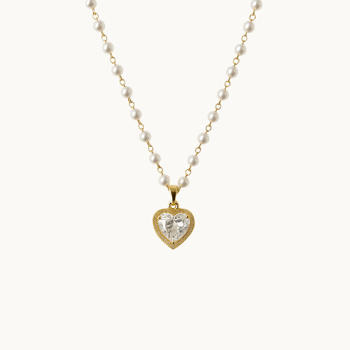 Colar Eternal Heart Pearl